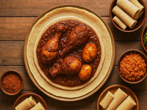Master the Ethiopian Feast: The Traditional Doro Wat & Injera Culinary Immersion